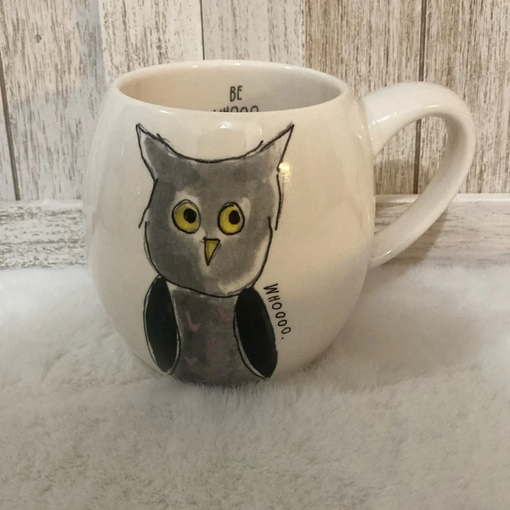 Rae Dunn Halloween Owl Mug